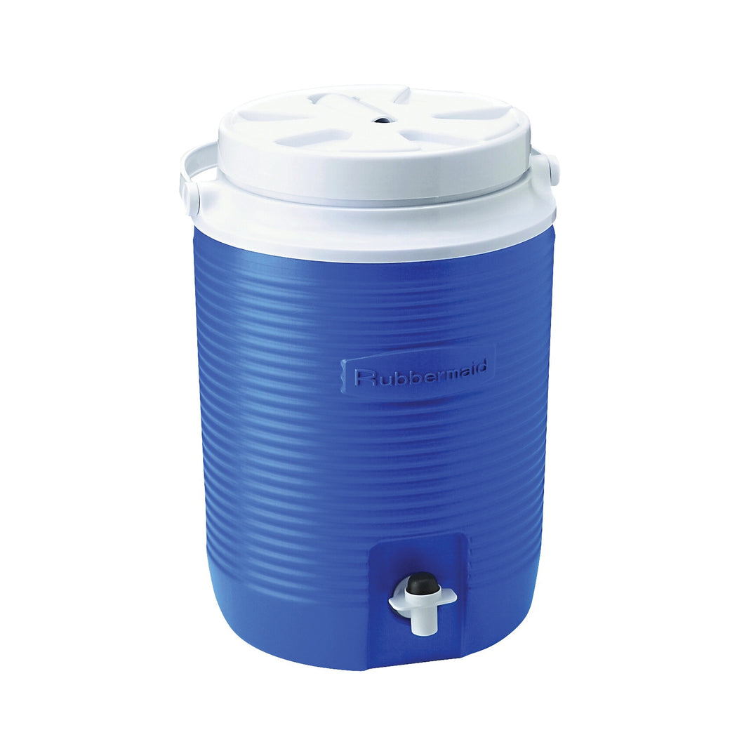 Rubbermaid 1530-04-MODBL Water Cooler Jug, 2 gal Capacity, Polyethylene, Modern Blue