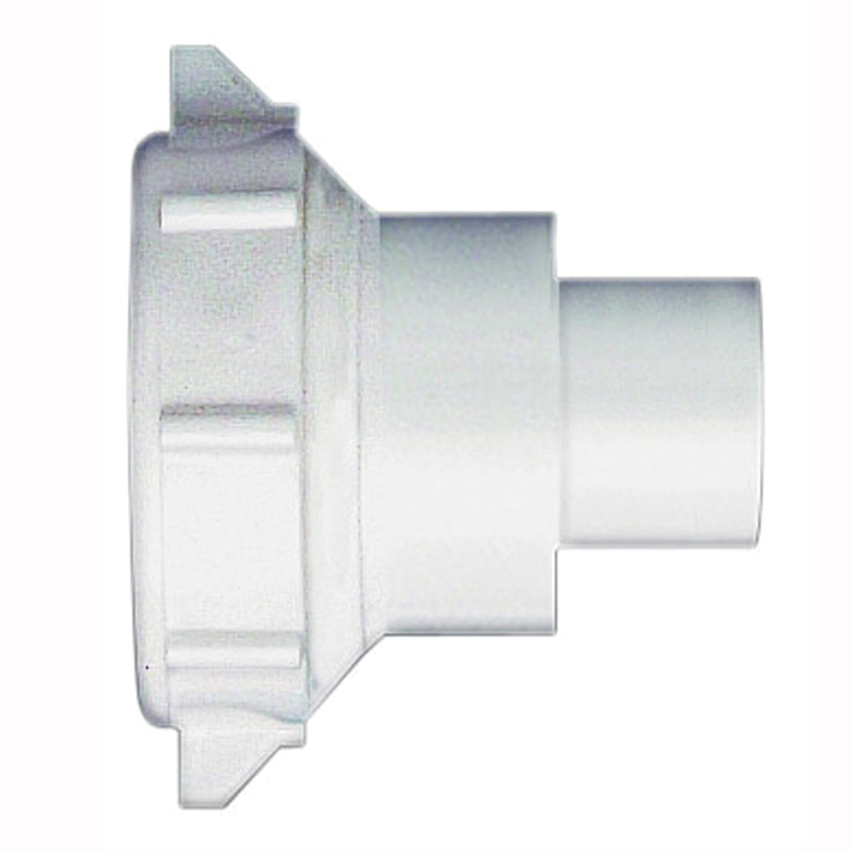 Plumb Pak PP55-8W Reducing Coupling, 1-1/2 x 1-1/4 in, Slip Joint, Polypropylene, White