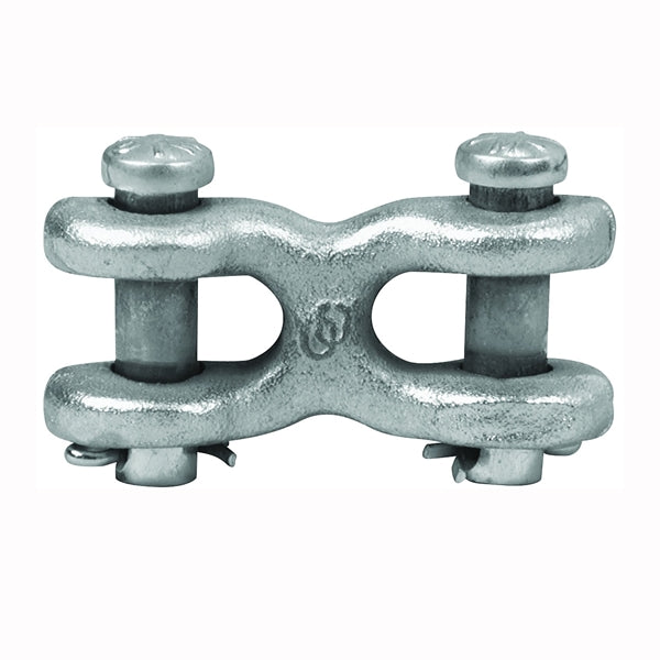 Campbell T5423302 Clevis Link, 7/16 x 1/2 in Trade, 9200 lb Working Load, Steel, Zinc
