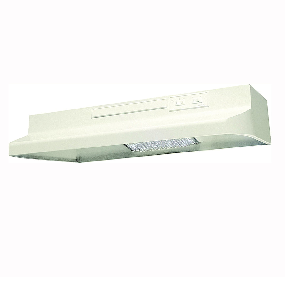 Air King Advantage AV Series AV1363 Range Hood, 180 cfm, 2 Fan, 36 in W, 12 in D, 6 in H, Steel, White