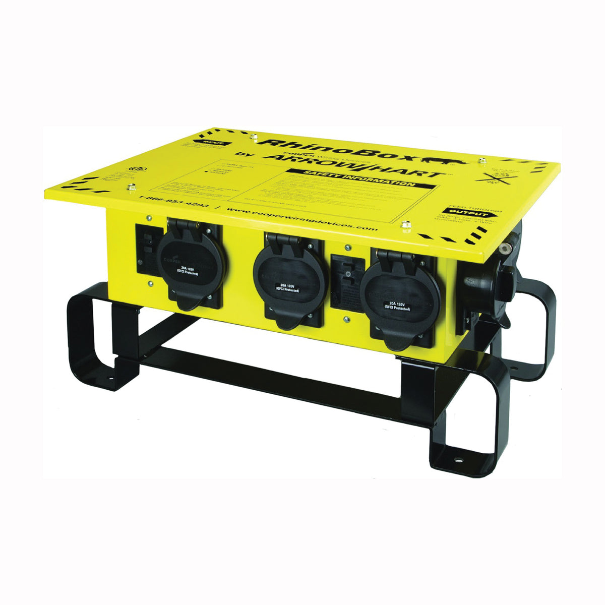 Arrow Hart Rhino Box RB300ME GFCI Power Center, 50 A, 120/240 V