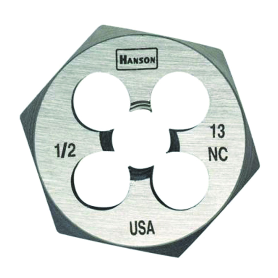 IRWIN 8465 Machine Screw Die, #1-8 Thread, NC Thread, Right Hand Thread, HCS