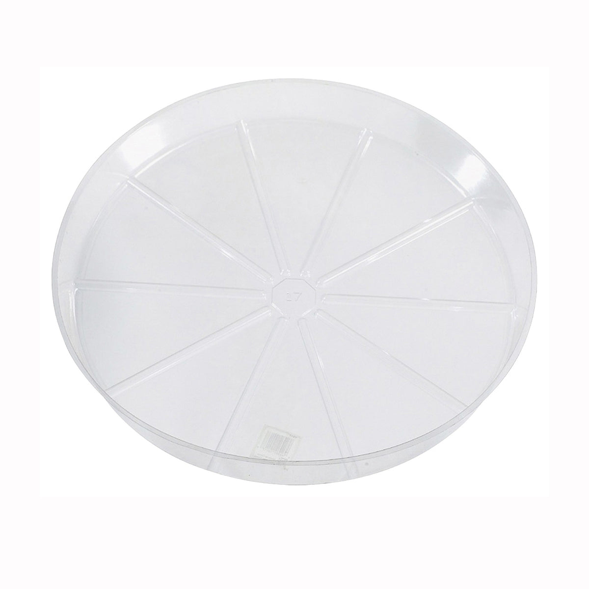 Gardener's Blue Ribbon VS4VUS Planter Saucer, 4 in Dia, Vinyl, Clear