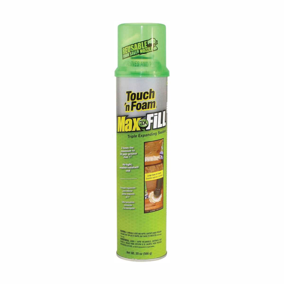 Touch &#39;n Foam 4001020012 Foam Sealant, Amber, 20 oz Can