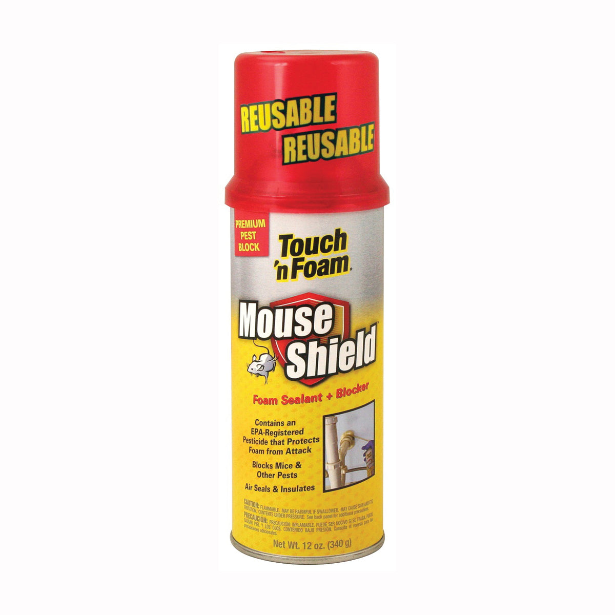 Touch &#39;n Foam 4001012506 Foam Sealant, Light Beige, 12 oz Can