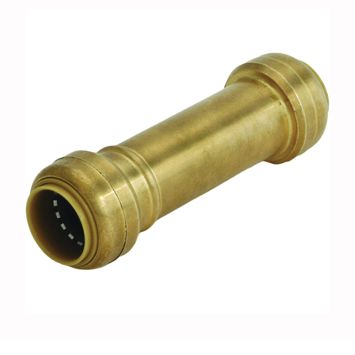 SharkBite U3020LFA Slip Pipe Coupling, 1 in, Brass, 200 psi Pressure