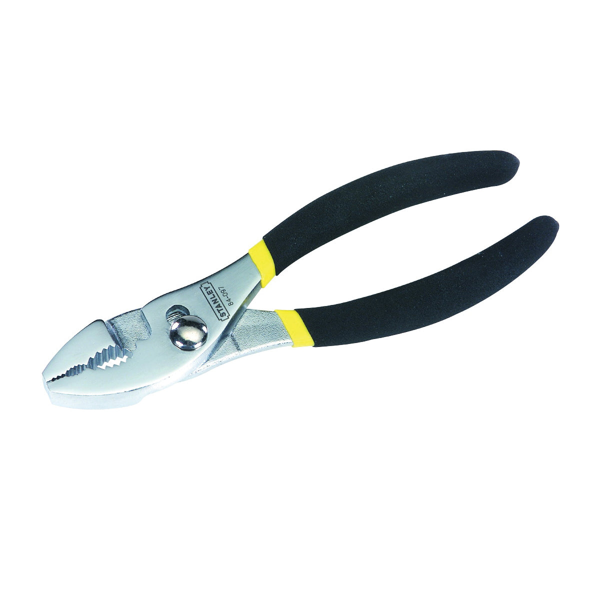 STANLEY 84-097 Slip Joint Plier, 6 in OAL, 9/16 in Jaw Opening, Double Dipped Handle, 1-1/8 in L Jaw