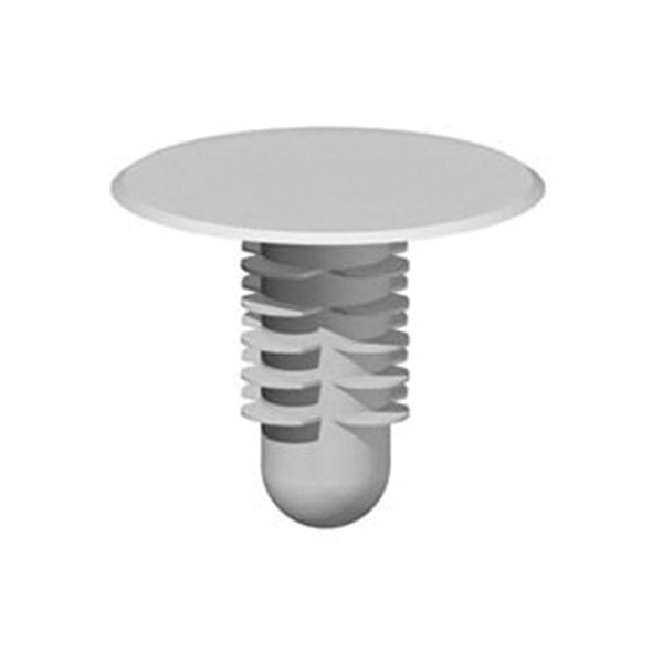 SOUTHERN IMPERIAL R16-PSR-12 Push Pin, 1/2 in L, Flat Head