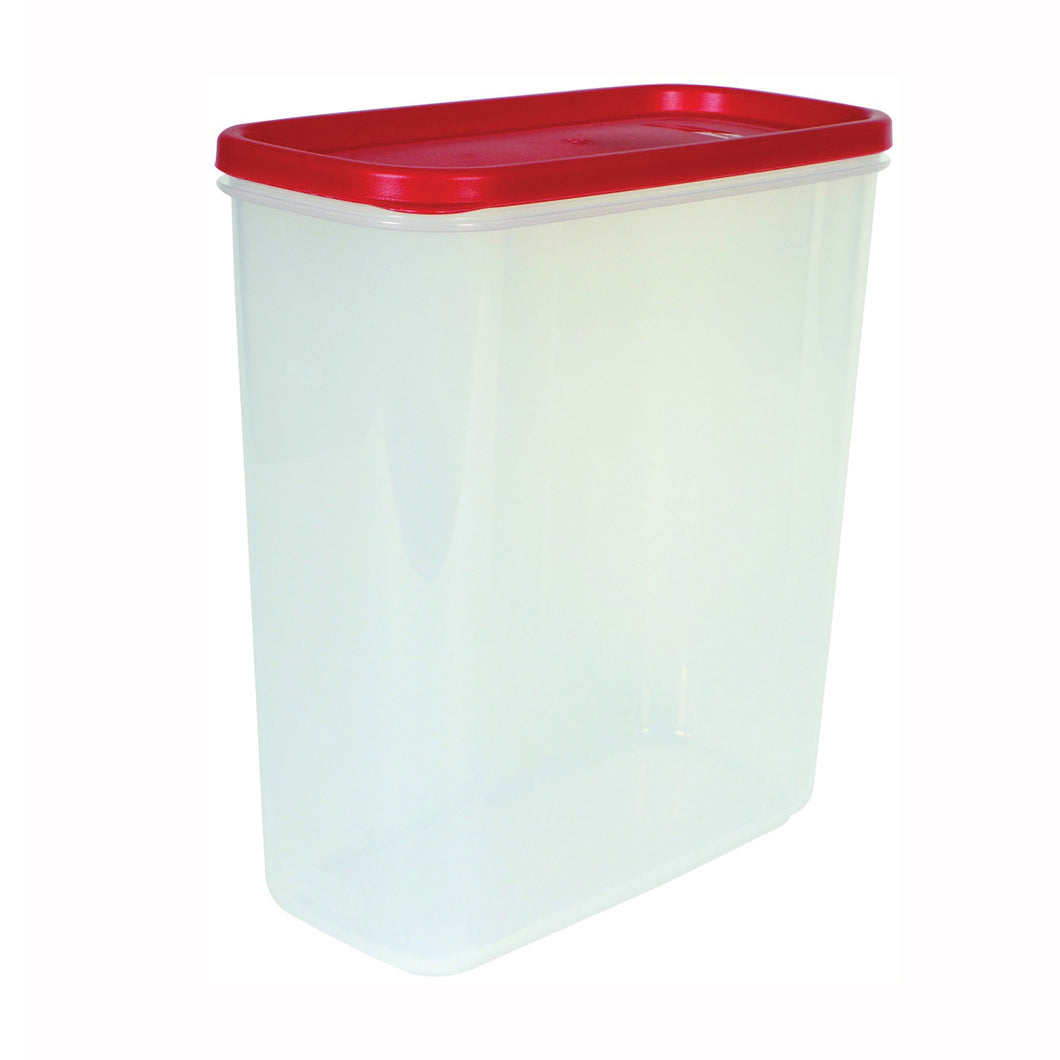 Rubbermaid 1776473 Food Storage Canister, 21 Cups Capacity, Polypropylene, Clear, 16-1/2 in L, 16-1/2 in W