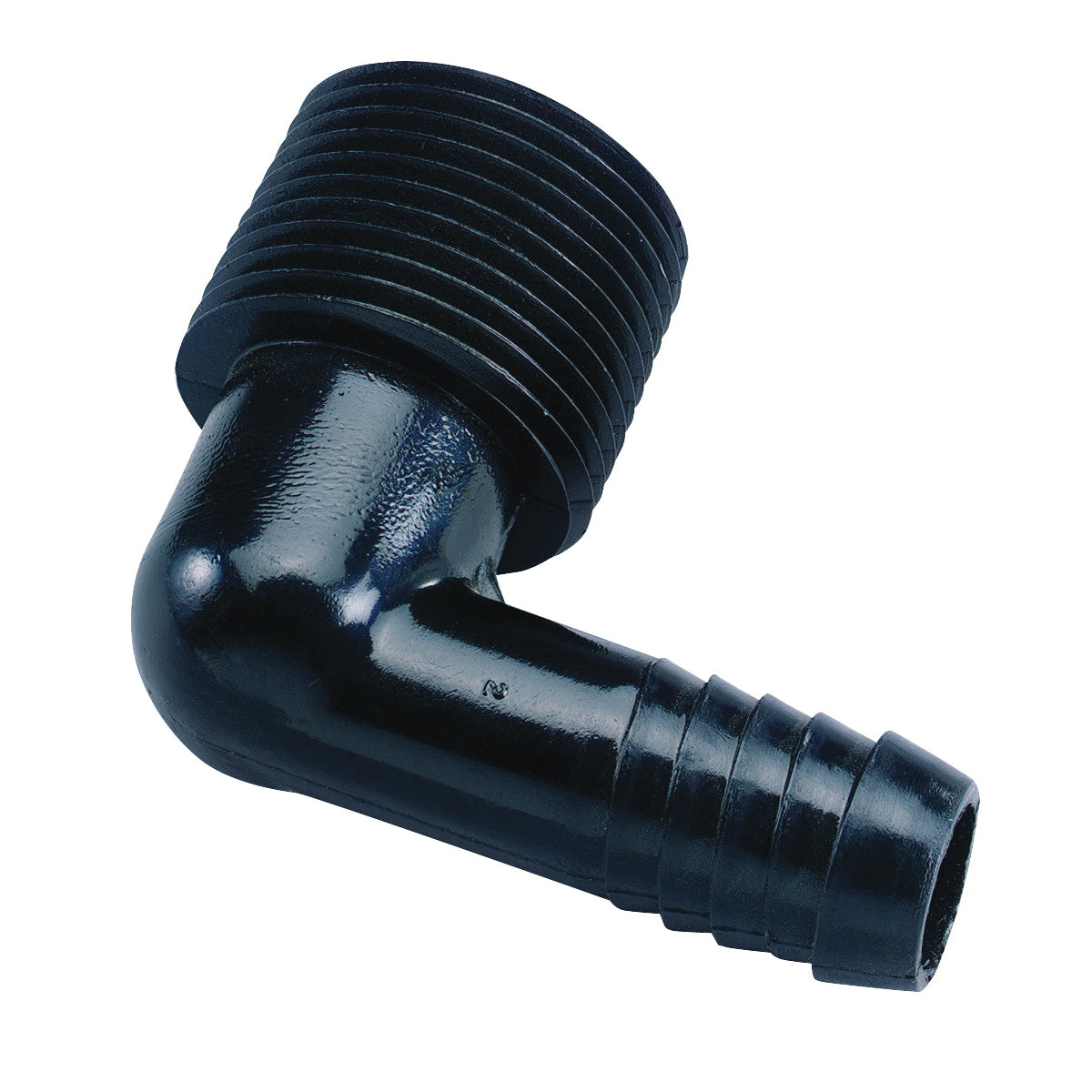 Orbit 94360 Elbow, 3/4 x 1/2 in Connection, MNPT x Barb, Plastic