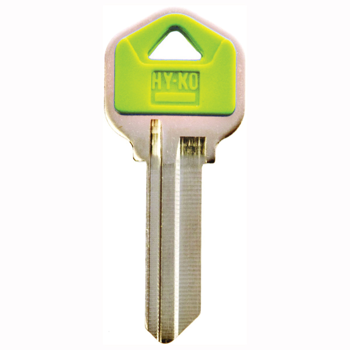 HY-KO 13005KW1PY Key Blank, Brass/Plastic, For: Kwikset Cabinet, House Locks and Padlocks
