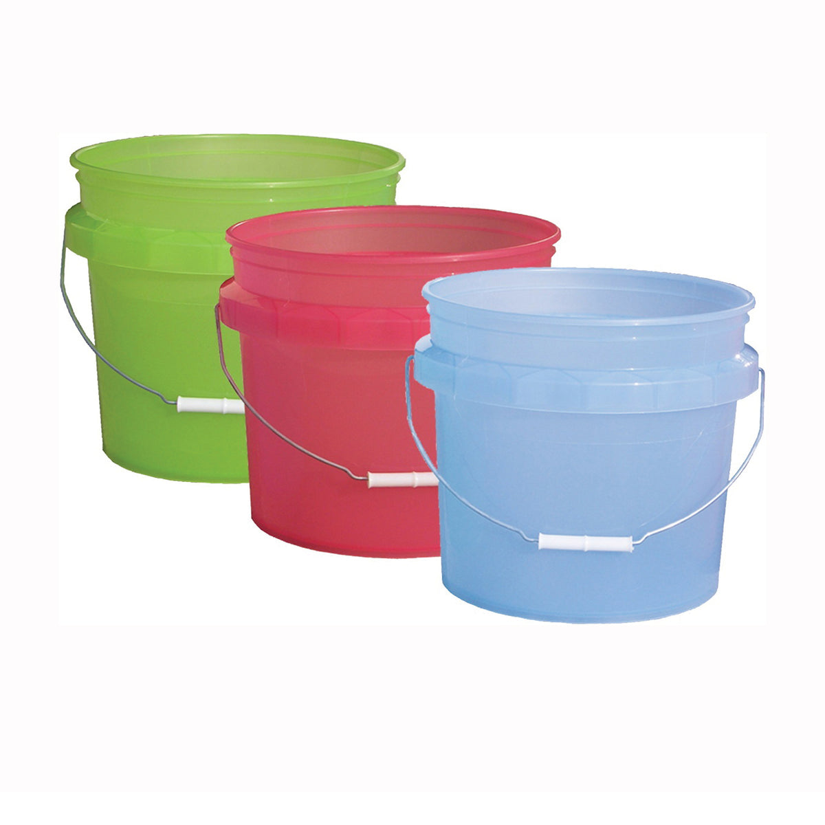 ENCORE Plastics 31448 Translucent Pail, 3.5 gal Capacity, Plastic