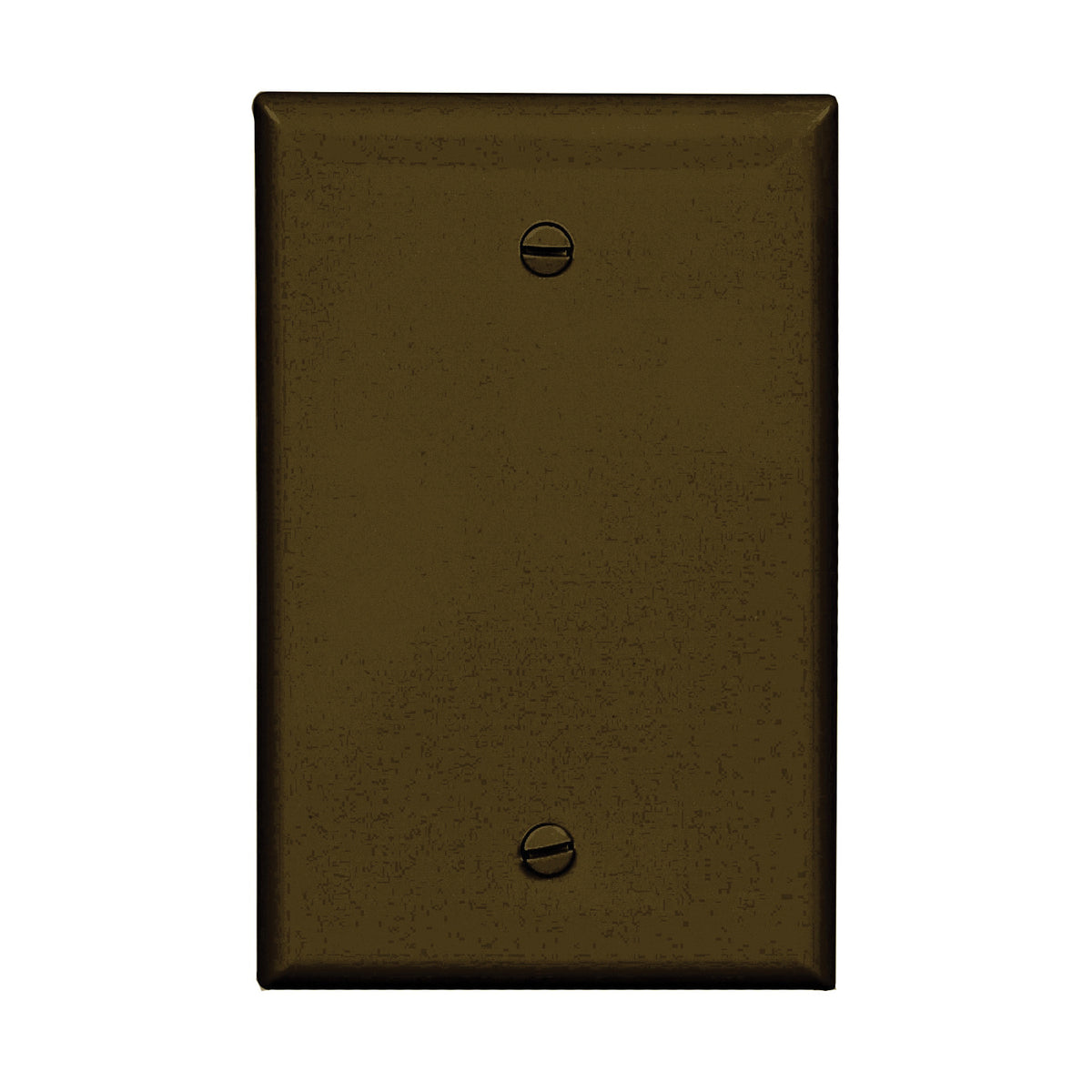 Arrow Hart PJ13B Wallplate, 3-1/2 in L, 1/4 in W, 1 -Gang, Polycarbonate, Brown, High-Gloss, Screw Mounting