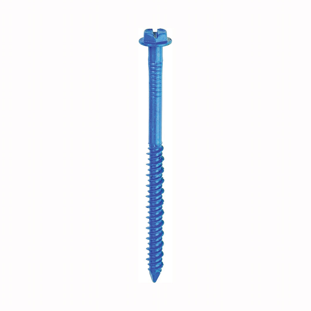 Buildex Tapcon 24330 Screw Anchor, Hex Drive, Steel, Climaseal, 75 PK