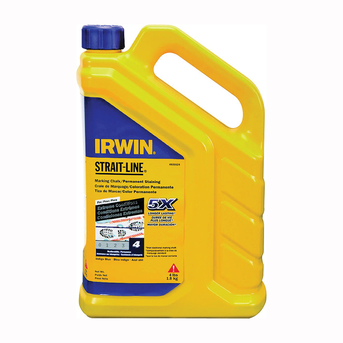 IRWIN 4935524 Marking Chalk Refill, Indigo Blue, Permanent