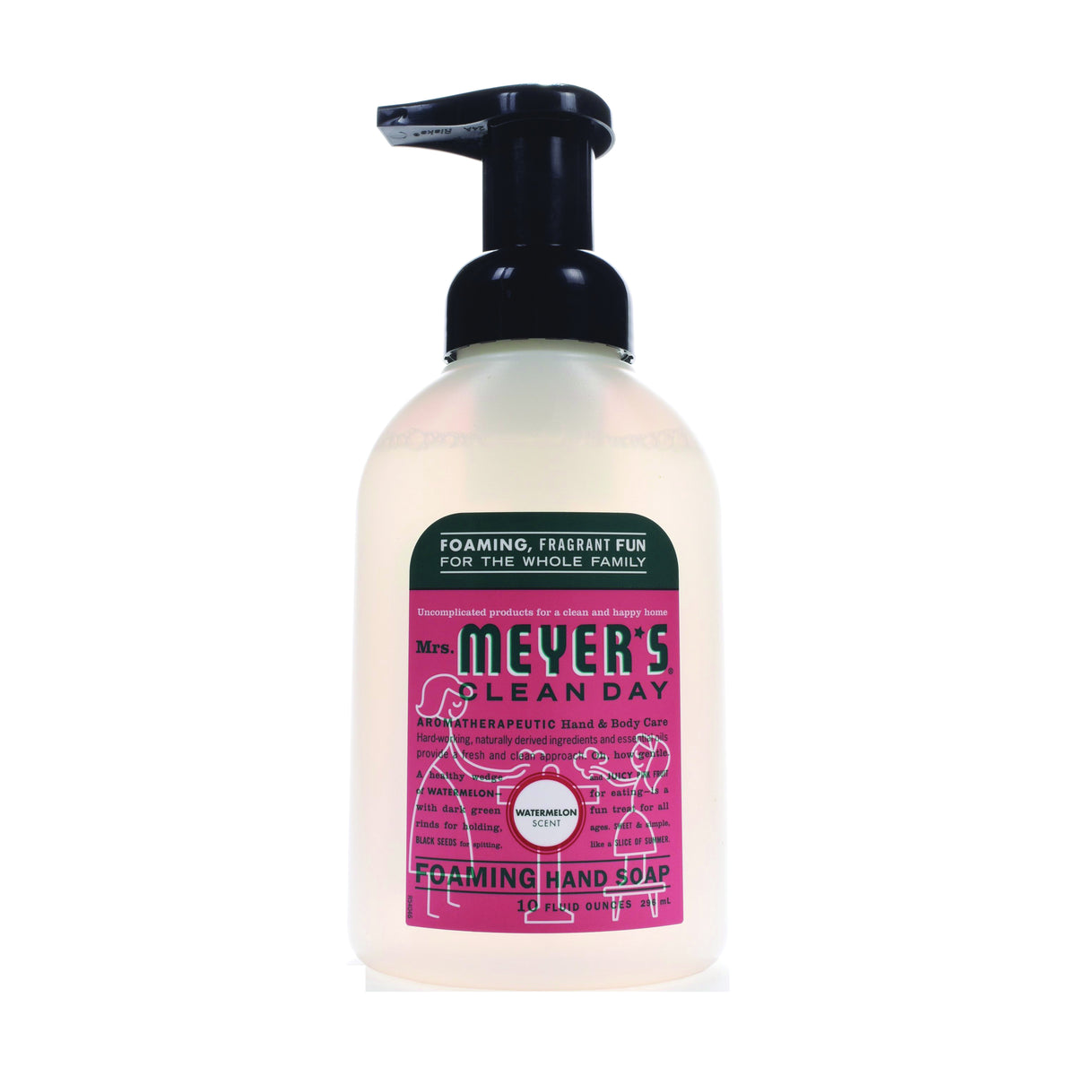 Mrs. Meyer&#39;s 17466 Hand Soap, Liquid, Watermelon, 10 oz Bottle