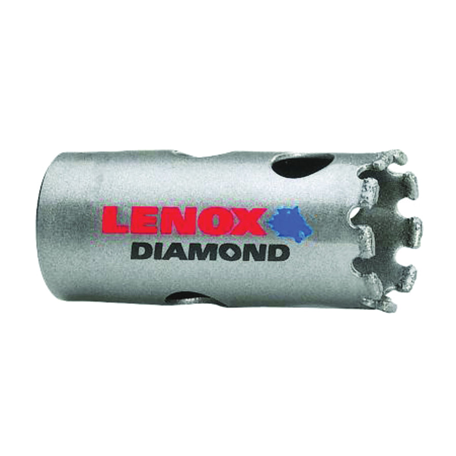 Lenox 12113 Hole Saw, 7/8 in Dia, 1-5/8 in D Cutting, Diamond Cutting Edge
