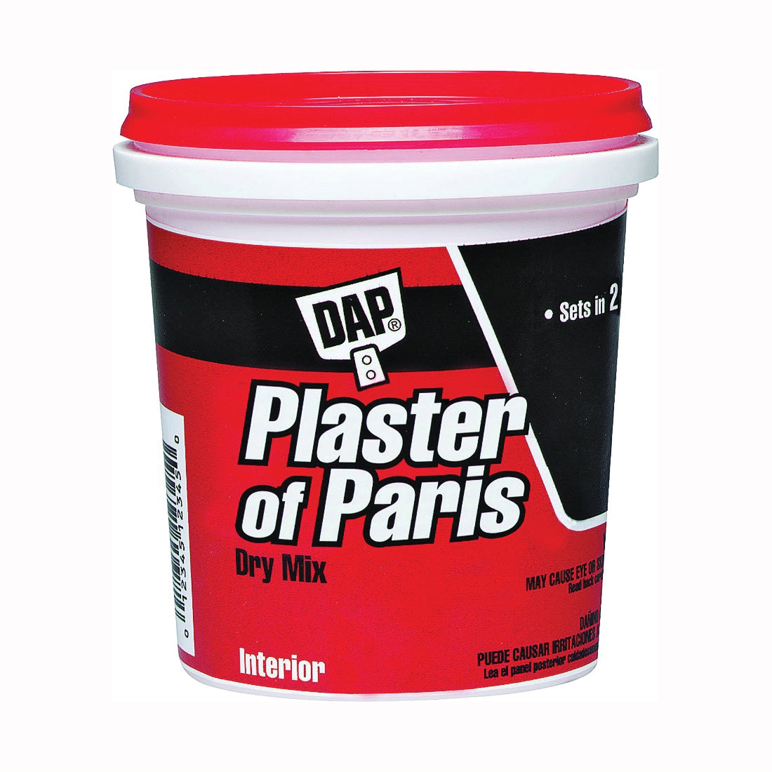 DAP 10310 Plaster of Paris, Powder, White, 8 lb Tub