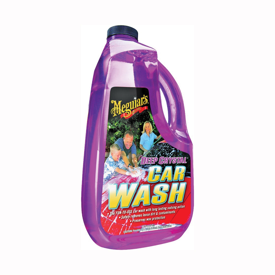 MEGUIAR&#39;S G10464 Car Wash, 64 oz, Liquid, Pleasant