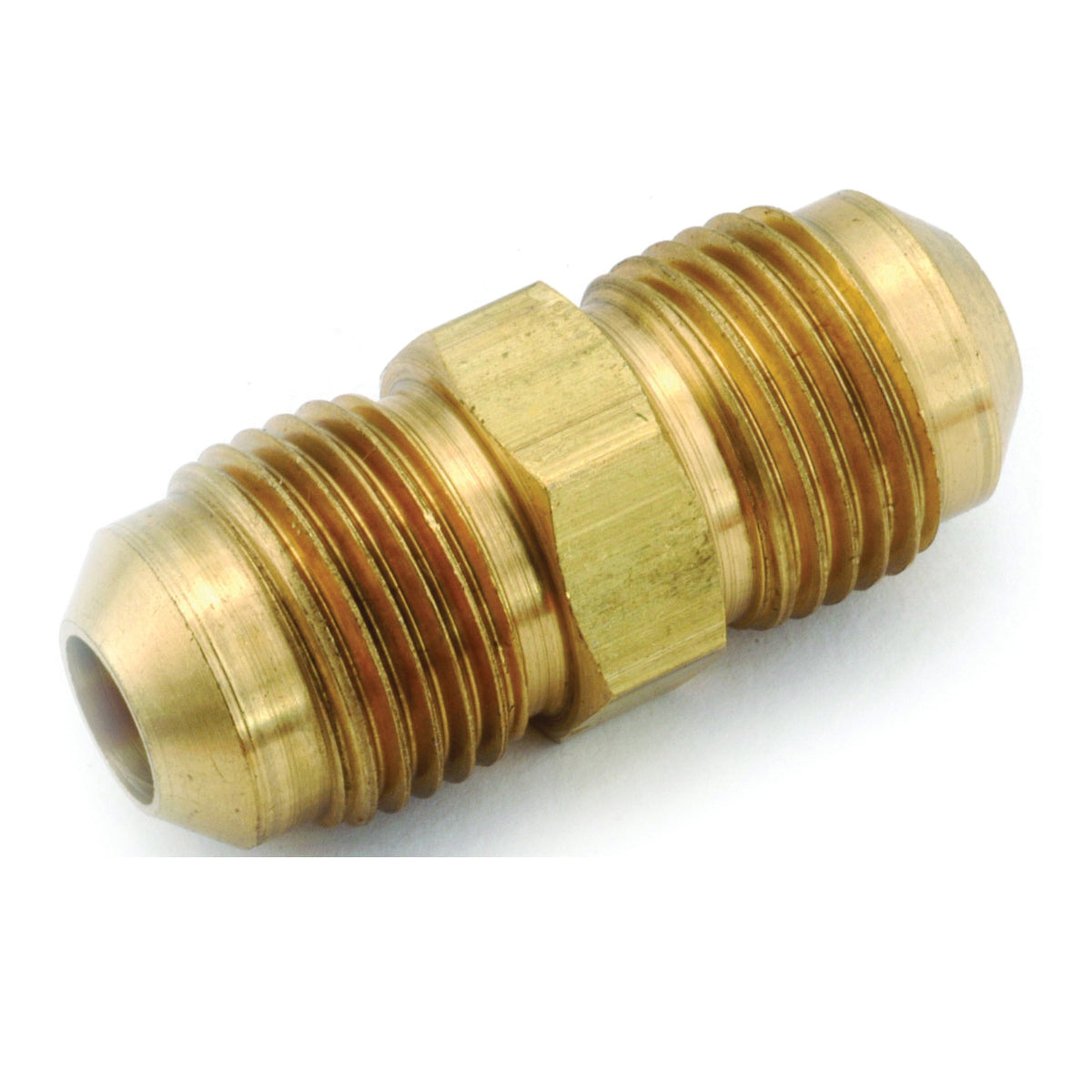 Anderson Metals 754042-10 Pipe Union, 5/8 in, Flare, Brass, 650 psi Pressure