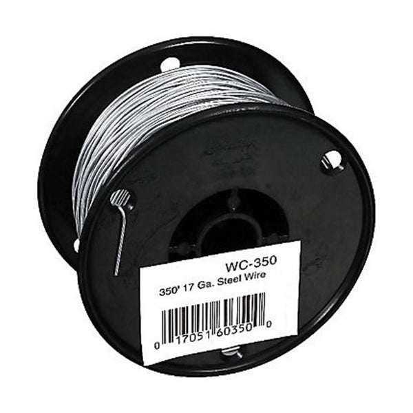 Zareba WC-350 Fence Wire, 17 ga Wire, Steel Conductor, 350 ft L