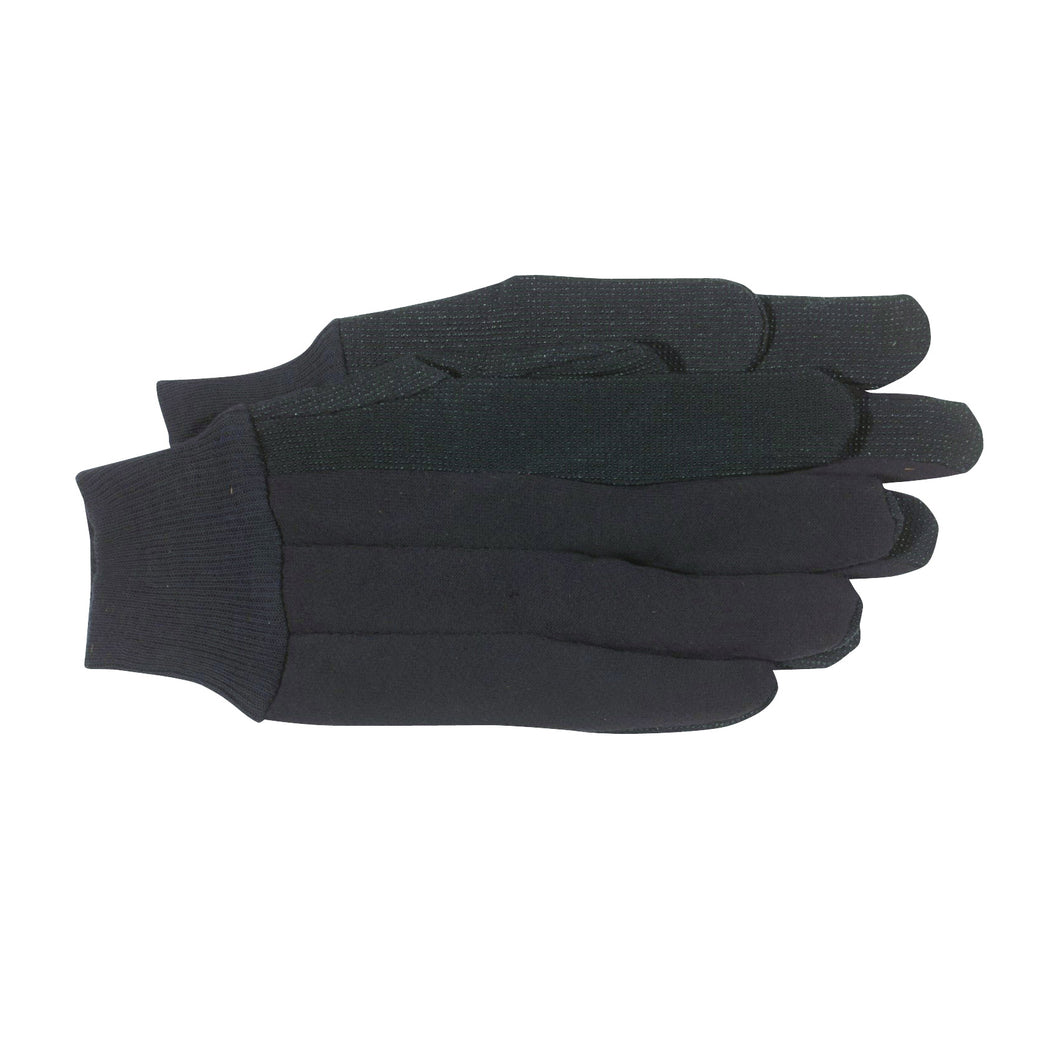 BOSS 4024L General-Purpose Protective Gloves, L, Knit Wrist Cuff, Cotton/Polyester, Brown