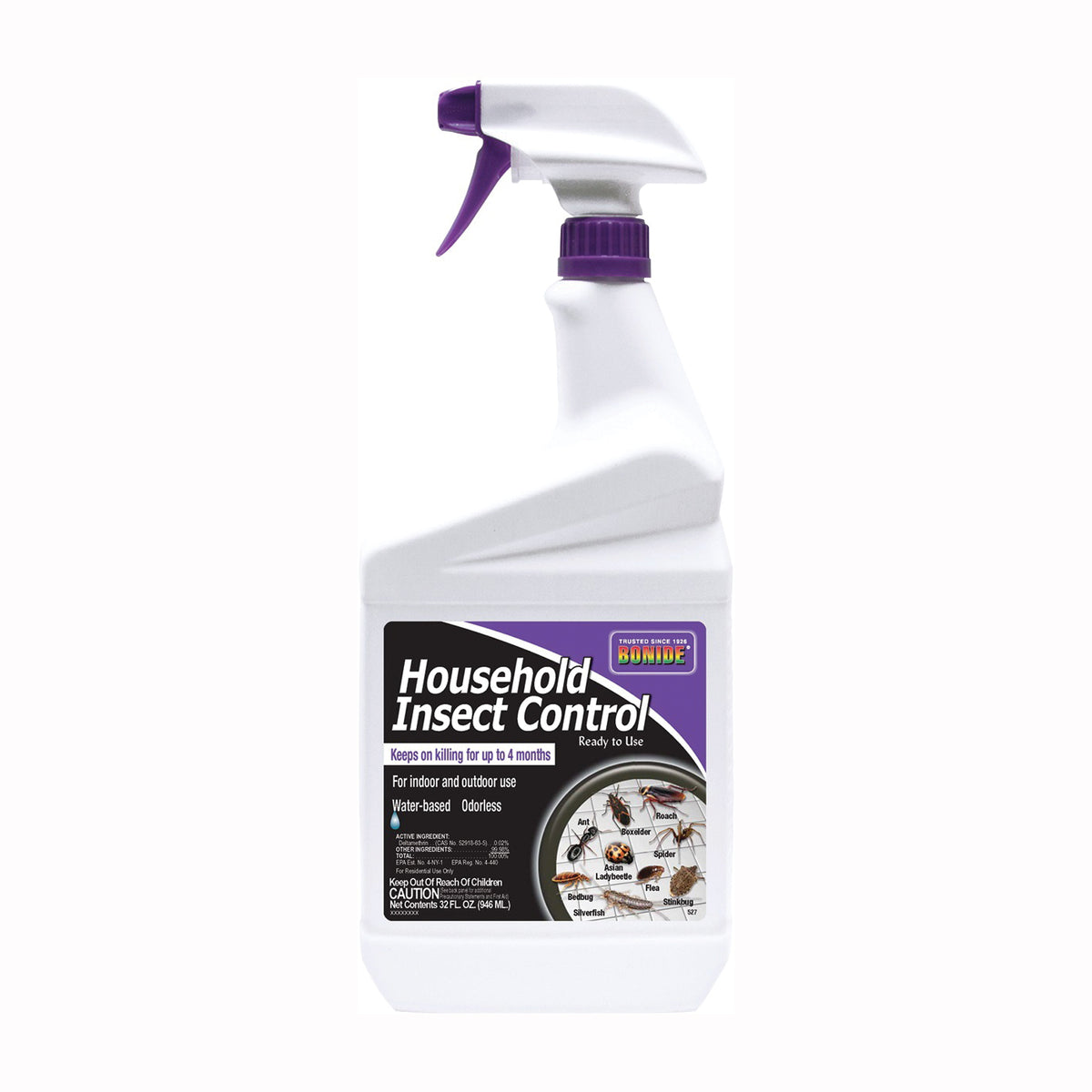 Bonide 527 Household Insect Control, Liquid, 1 qt
