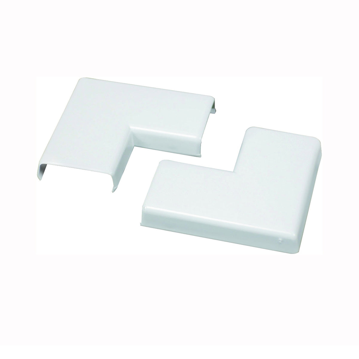 Wiremold NMW6 Raceway Flat Elbow, Plastic, White