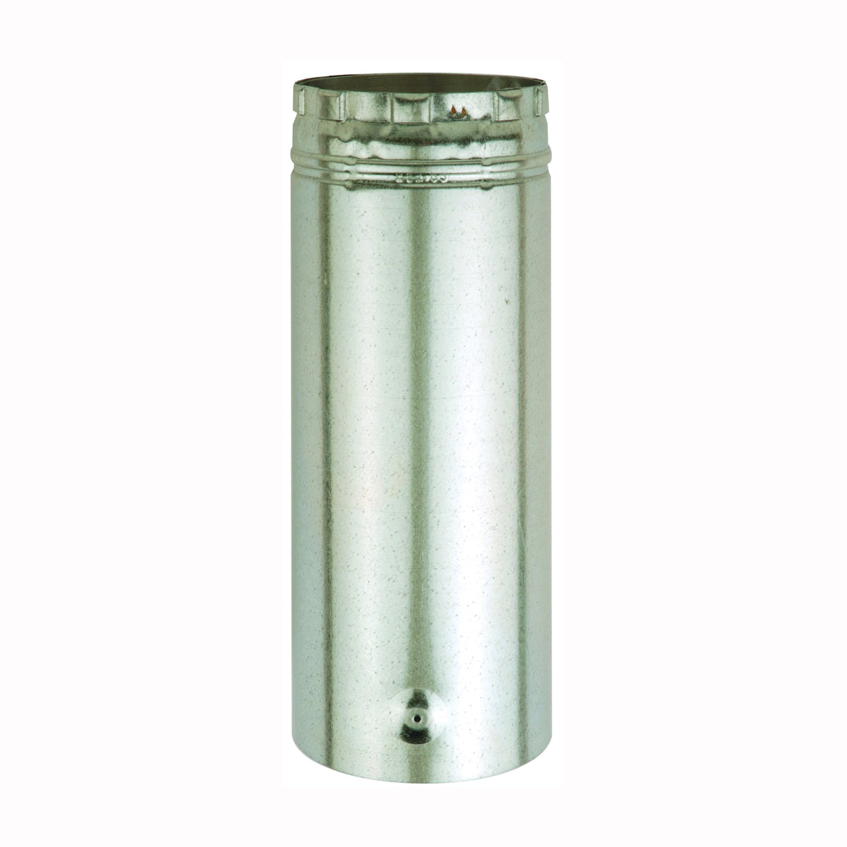 AmeriVent 3E12A Type B Gas Vent Pipe, 3 in OD, 12 in L, Aluminum/Galvanized Steel, Brass