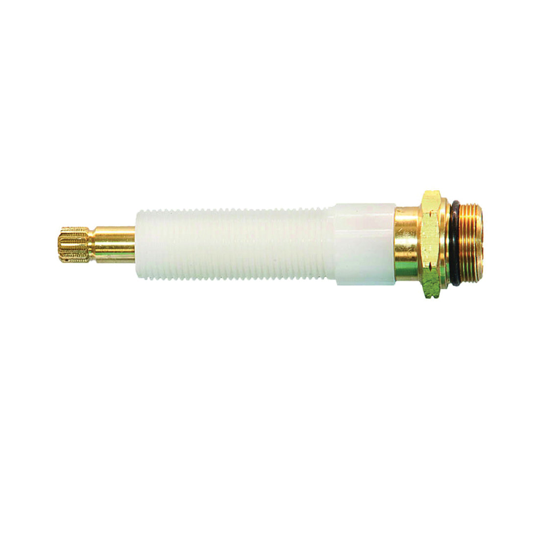 Danco 17491B Faucet Stem, Brass/Plastic, 4-7/32 in L, For: Kohler Two Handle Sink, Lavatory and Bath Faucets