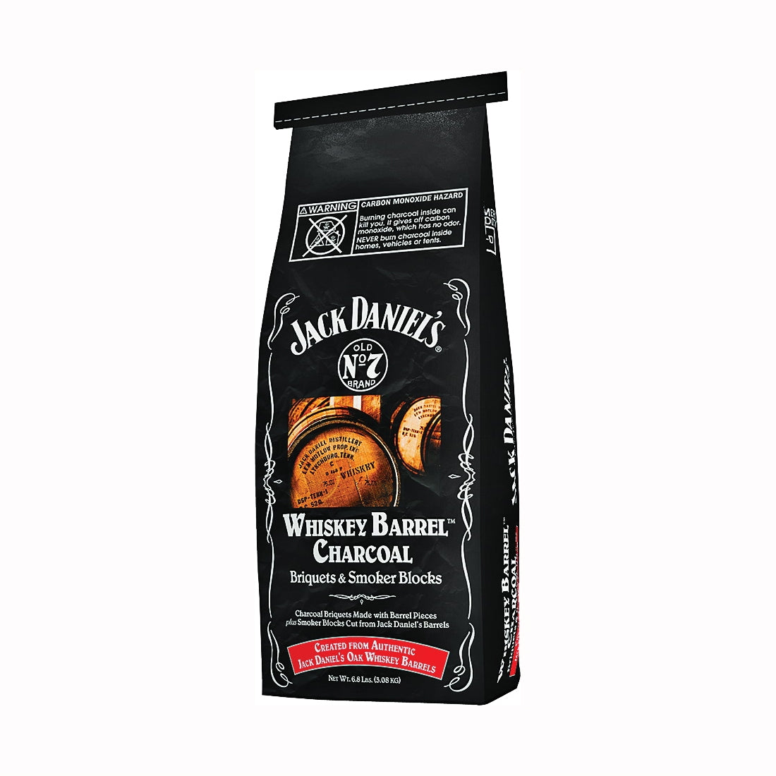 JACK DANIEL&#39;S Whiskey Barrel JD.WBC04.U.06 Charcoal Brique, 4 lb Bag