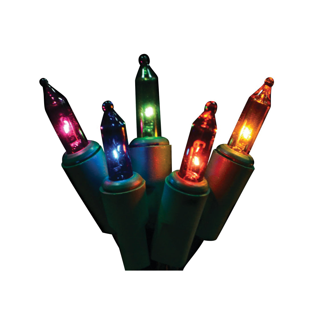 Holiday Bright Lights 201001MBX Light Set, 100-Lamp, Incandescent Lamp, Multi-Color Lamp, 46 ft L