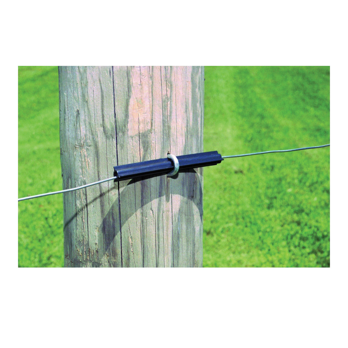 Zareba HT4FTI25/500-540T Fin-Tube Insulator, Steel, Polyethylene, Black