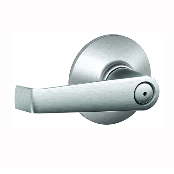 Schlage Elan Series F40 ELA 626 Privacy Lever, Zinc, Satin Chrome