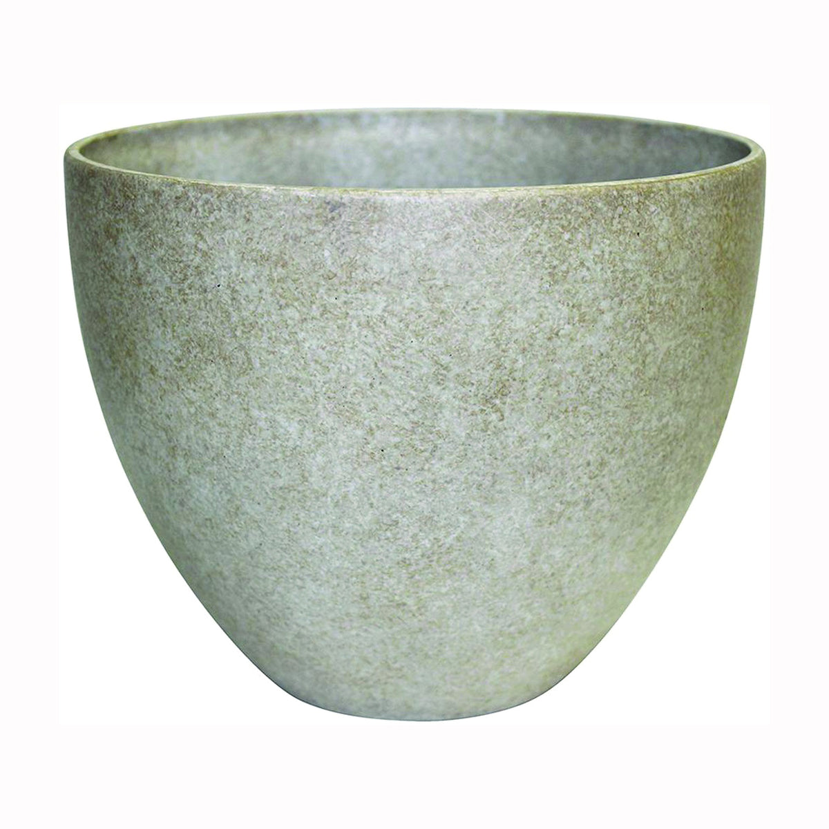 Southern Patio Hampton HDR-012313 Planter, 9-1/4 in W, 9-1/4 in D, Egg, Resin, Bone