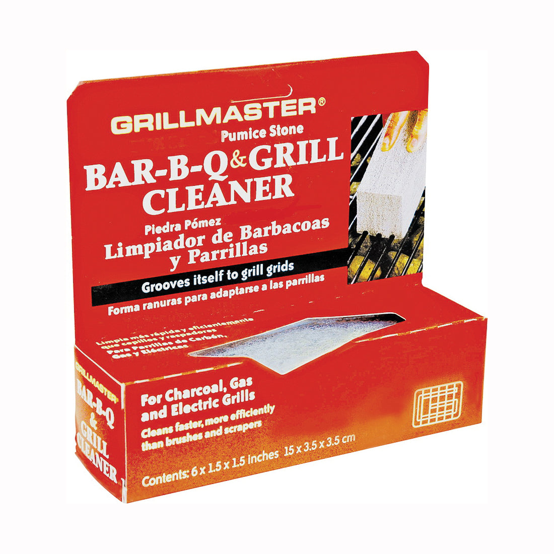 GrillMaster BQS-12T Grill Cleaner Kit, 6 in L