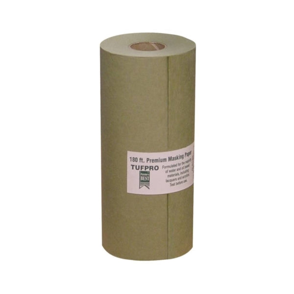 Trimaco EasyMask 12206 Trim Masking Paper, 180 ft L, 6 in W, Green