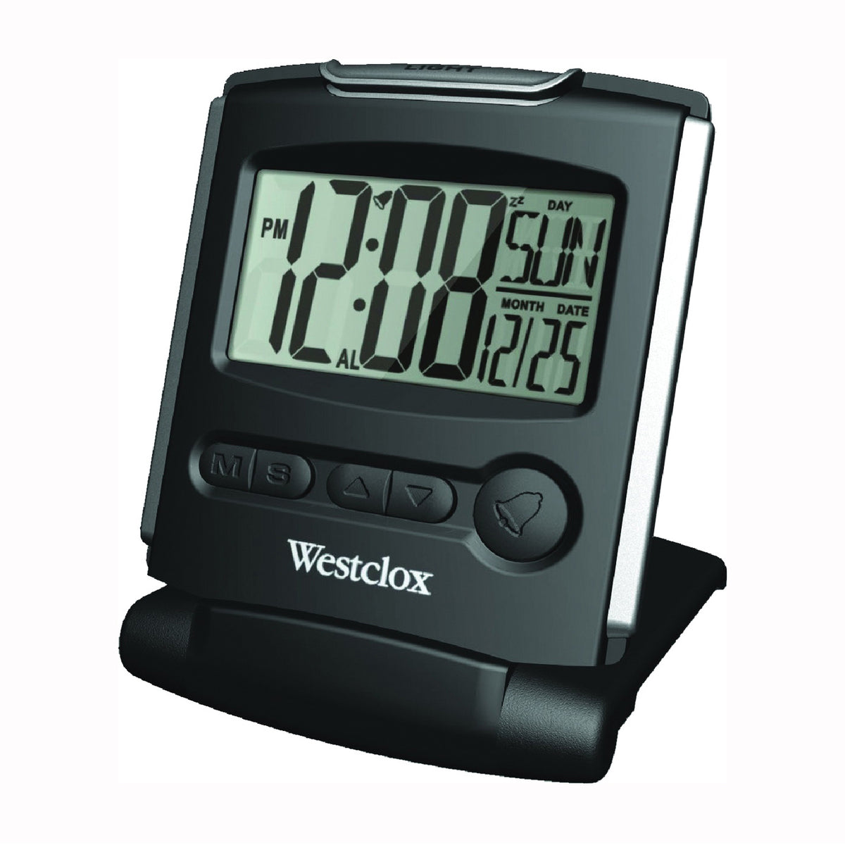 Westclox 72028 Alarm Clock, CR2032 Lithium Battery, LCD Display