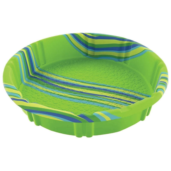 Gracious Living 1001-LIMEG-24 Pool, 46 in Dia, 3.9 in W, Round, Polyethylene, Green