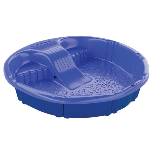 Gracious Living 1003-AZZBLU-12 Slide Pool, 60 in Dia, Polyethylene, Blue
