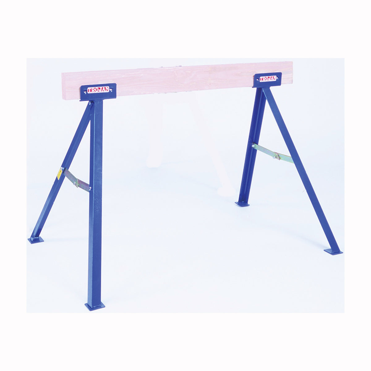 Qualcraft TS35 Sawhorse, 35 in H, Steel, Blue