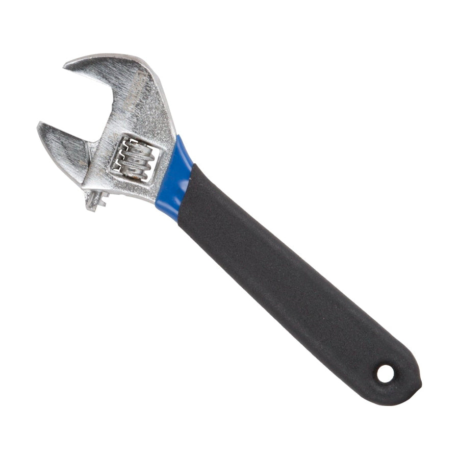 Vulcan JL149063L Adjustable Wrench, 6 in OAL, 1.04 in Jaw, Steel/Vinyl, Chrome, Non-Slip Handle