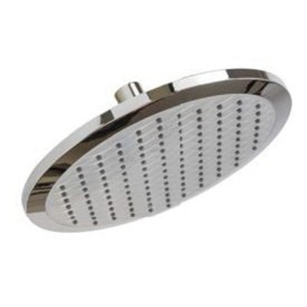 Plumb Pak K710CP Rainshower Head, Round, 1.8 gpm, Polished Chrome, 8.85 in Dia