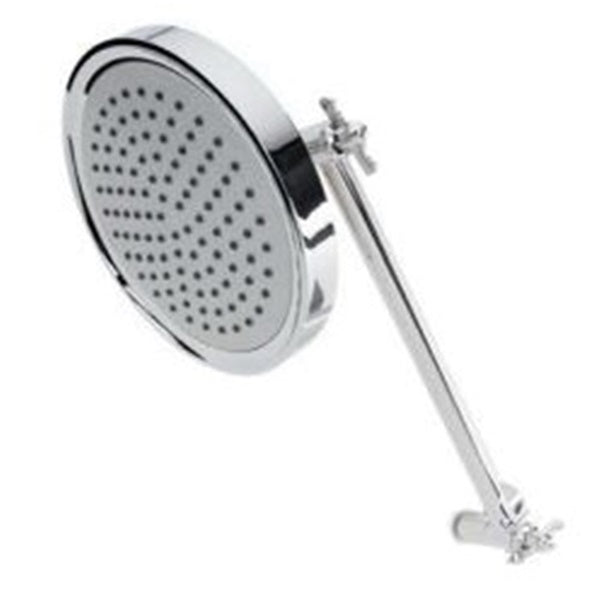 Plumb Pak K731CP 1-Function Shower Head, Round, 1.8 gpm, 1-Spray Function, Polished Chrome, 5.8 in Dia