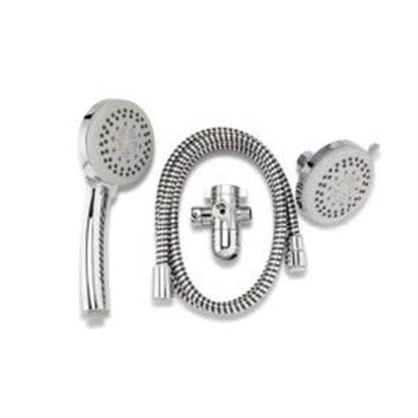 Plumb Pak K751CP Shower Head Kit, 1.8 gpm, 5-Spray Function, Polished Chrome, 60 in L Hose