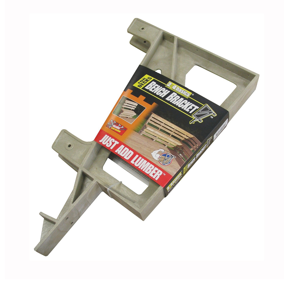 2x4basics 90166 Bracket, Resin, Sand