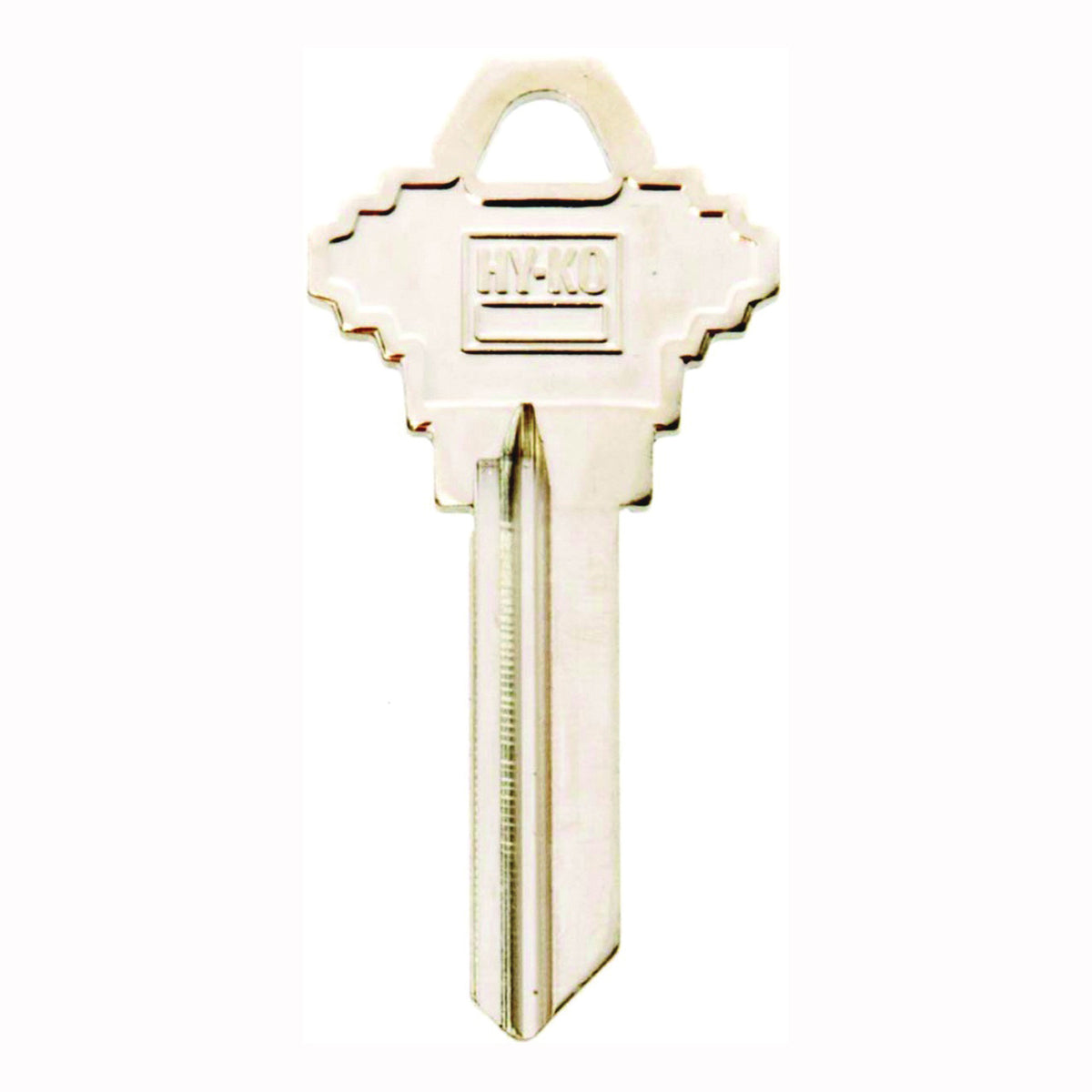 HY-KO 11010SC20 Key Blank, Brass, Nickel, For: Schlage Cabinet, House Locks and Padlocks