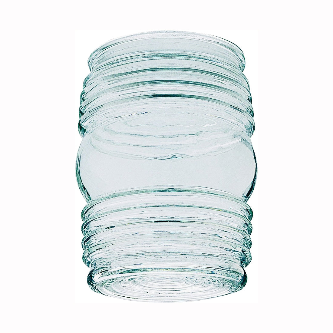 Westinghouse 8561700 Light Shade, 3-5/8 in Dia, Jelly Jar, Glass, Clear