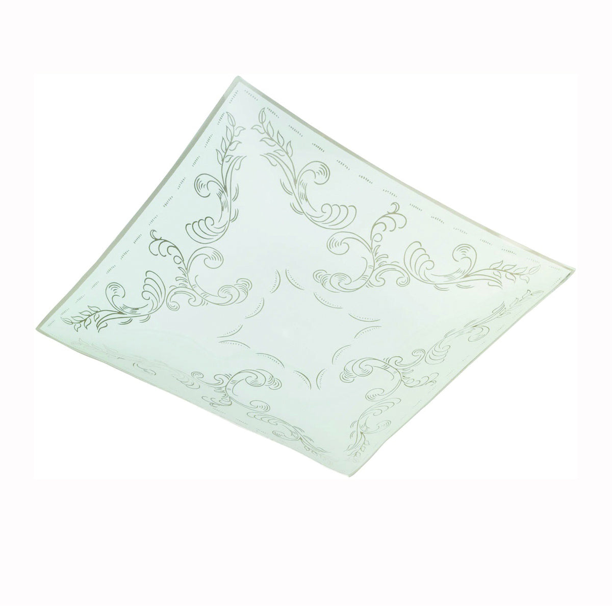 Westinghouse 8180700 Light Shade/Diffuser, Square, Glass, Clear