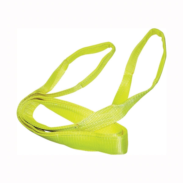 S-Line 20-EE2-9803X20 Lifting Sling, 3 in W, 20 ft L, 2-Ply, 8800 lb Vertical Hitch, Polyester, Gray